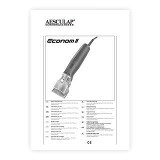 Manuale utente Aesculap Econom II