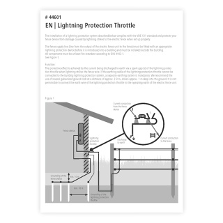 Manuale d’uso – parafulmine recinto elettrico