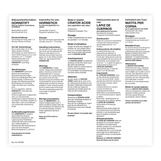 Manuale d’uso – matita per decornazione