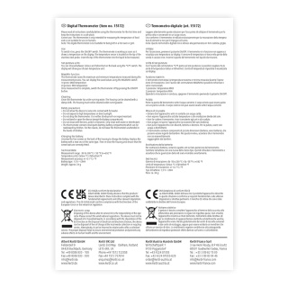 Manuale d’uso – termometro digitale per latte, −50...+200 °C