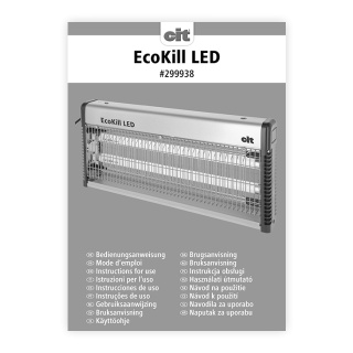 Manuale d’uso – EcoKill LED 2.0