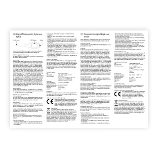 Manuale d’uso – termometro digitale, impermeabile