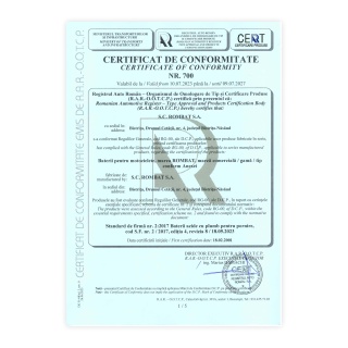 Dichiarazione di conformità - 0253, 0254