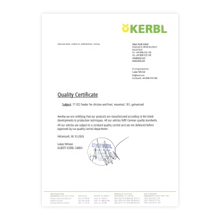 Certificato di qualità - 0492