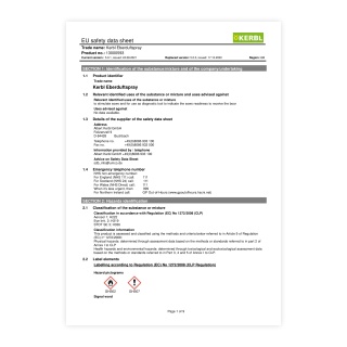 Scheda di sicurezza - 0739