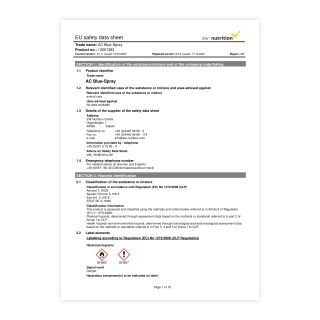 Scheda di sicurezza - 0740, 0741