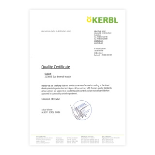 Certificato di qualità - 0768