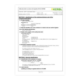 Scheda di sicurezza - 0855