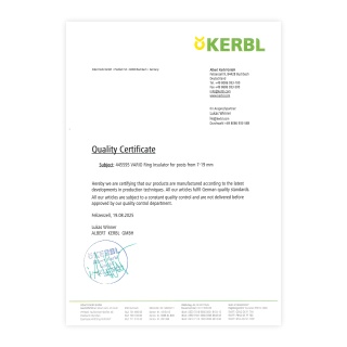 Certificato di qualità - 0883