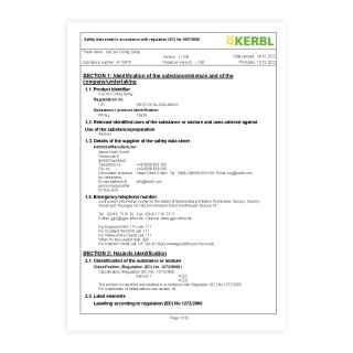Scheda di sicurezza - 0901