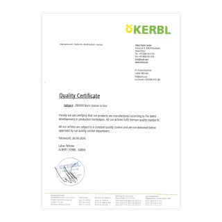 Certificato di qualità - 0914
