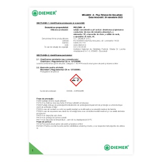 Scheda di sicurezza - MCLEAN-A