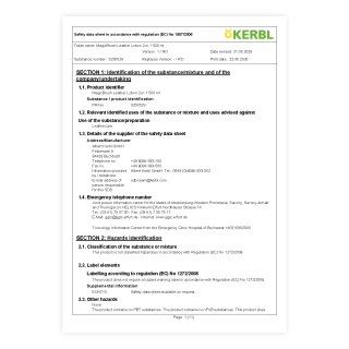 Scheda di sicurezza - 2023