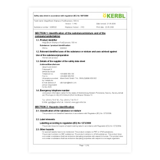 Scheda di sicurezza - 2026