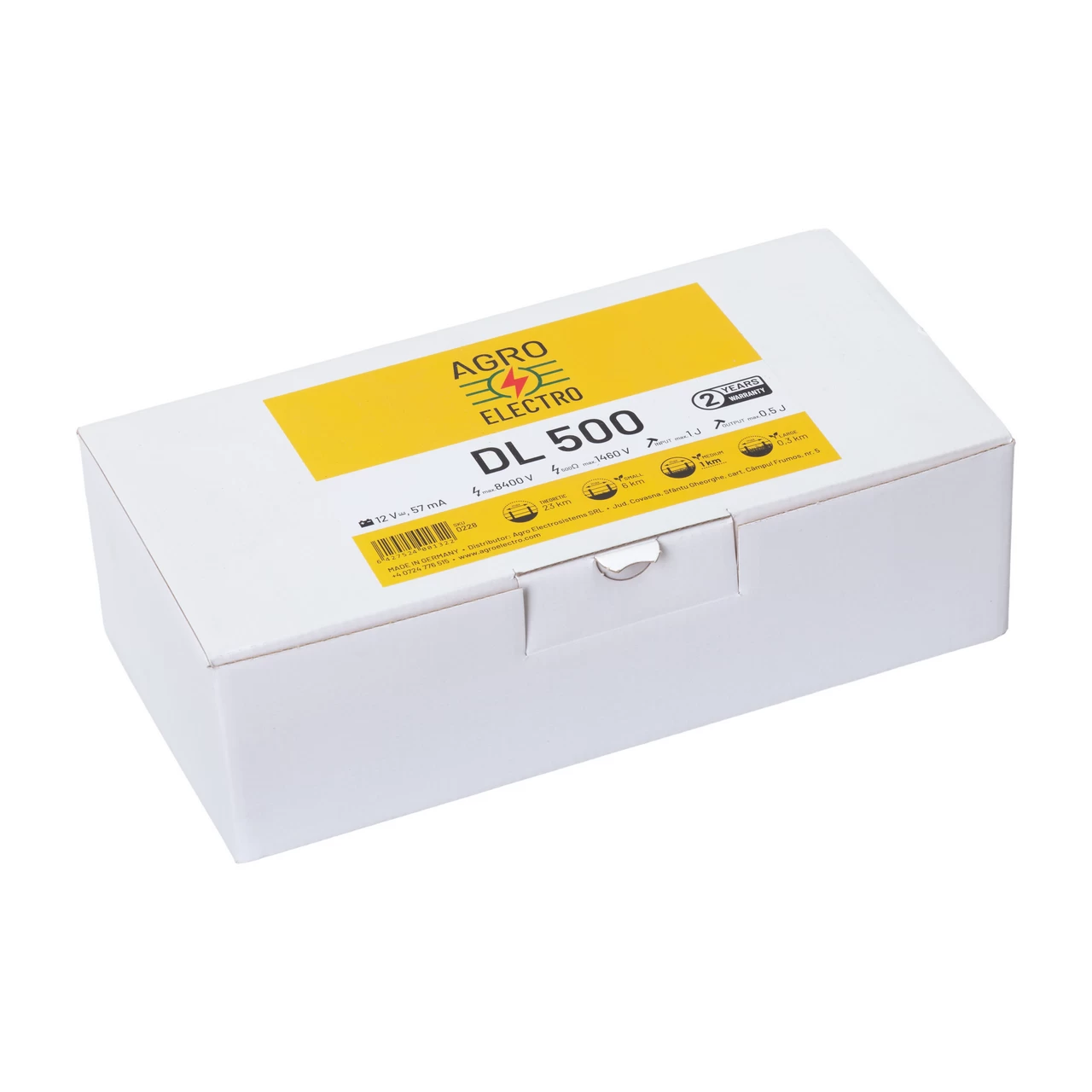 Elettrificatore DL 500 con adattatore di rete, 0,5 Joule