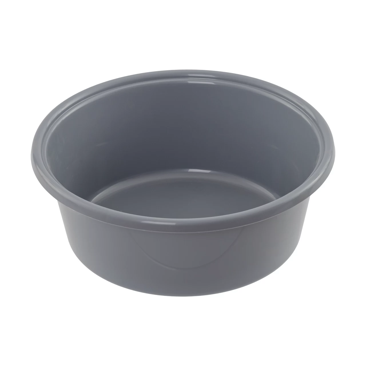 Ciotola in plastica per mangimi dei bovini, grigio, 6 litri