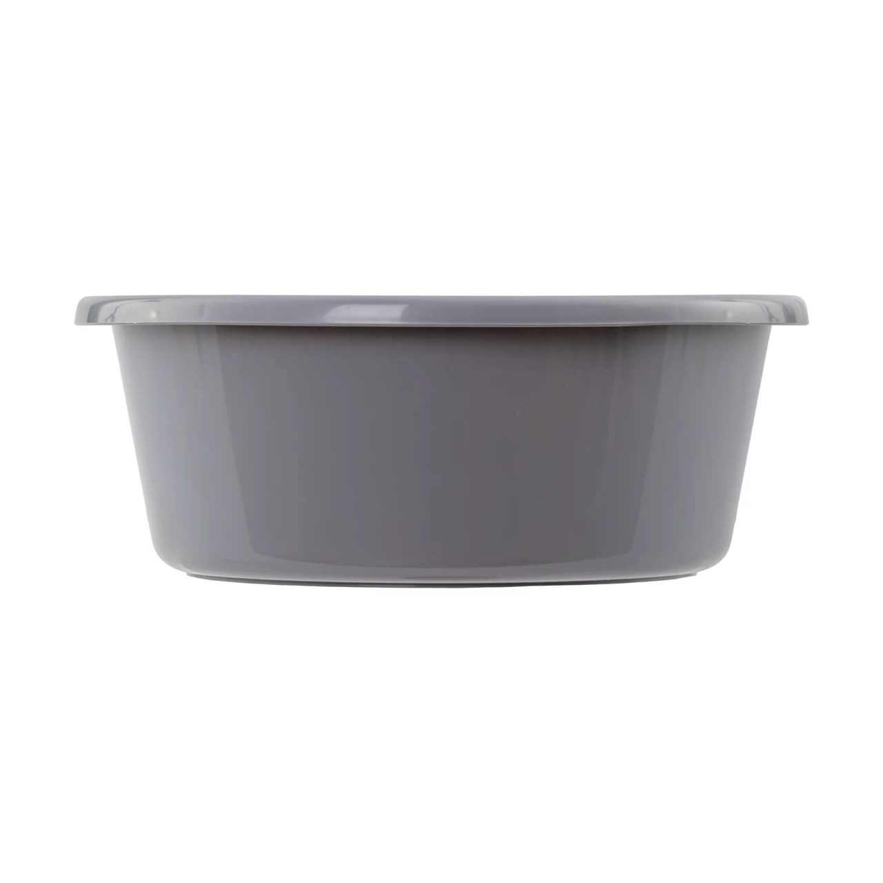 Ciotola in plastica per mangimi dei bovini, grigio, 6 litri