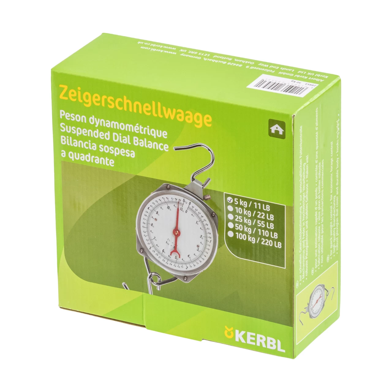Bilancia sospesa premium, 5 kg