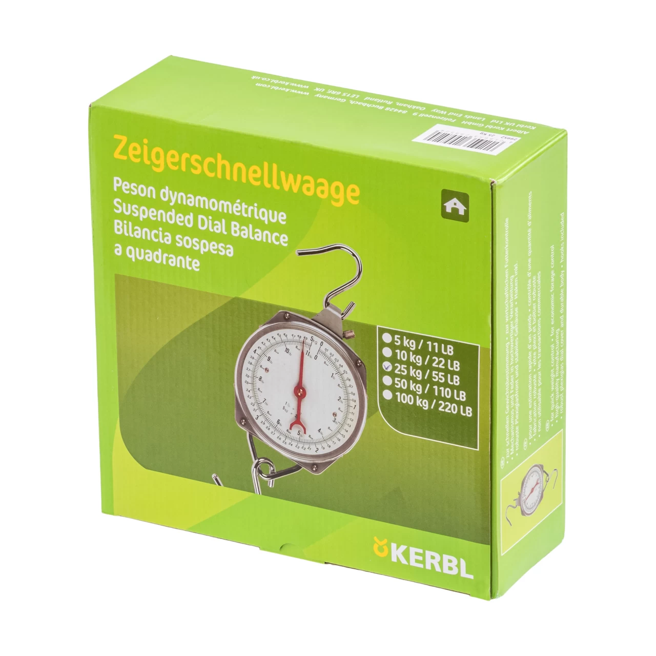 Bilancia sospesa premium, 25 kg
