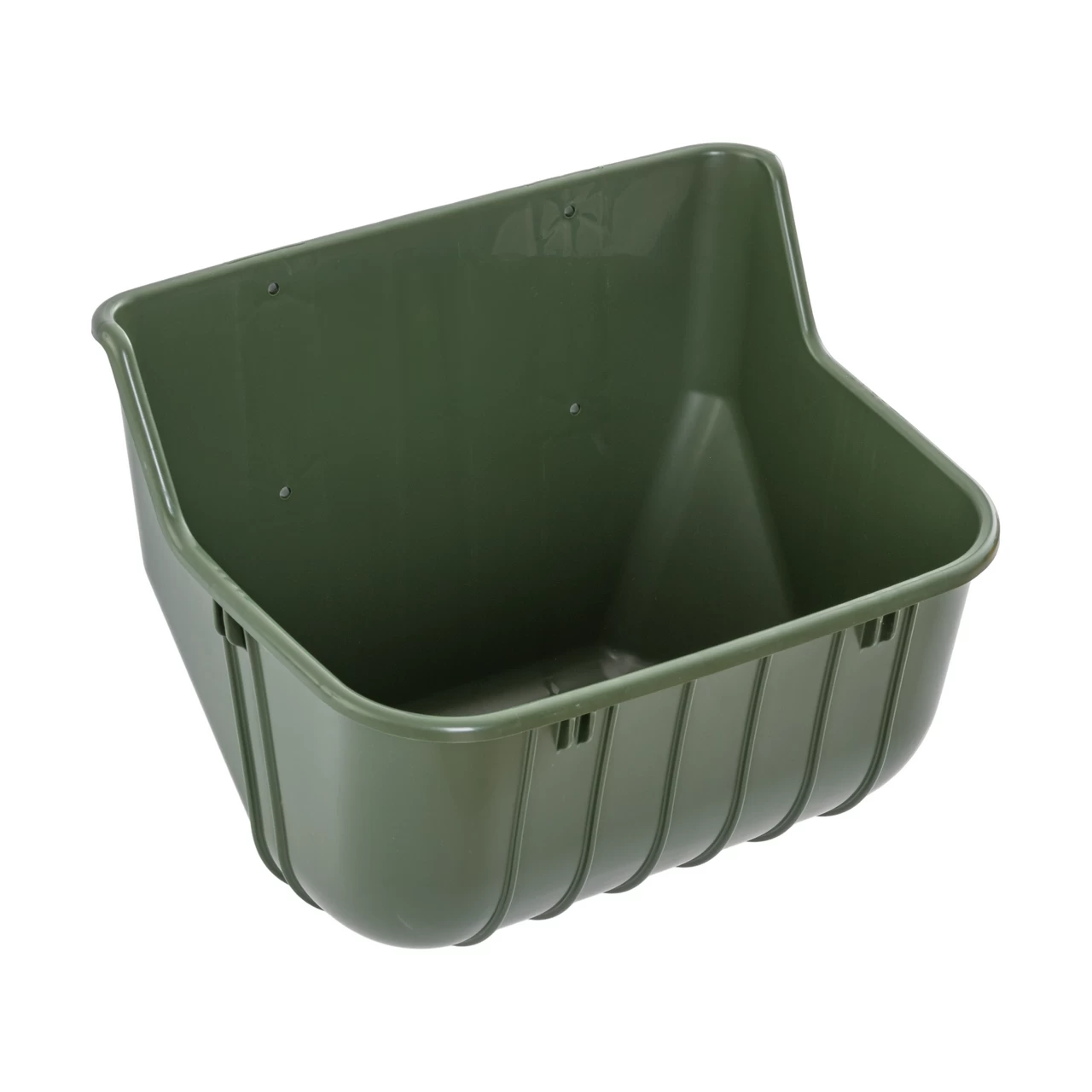 Mangiatoia per mucche, materiale plastica senza bordo di protezione, 15 litri
