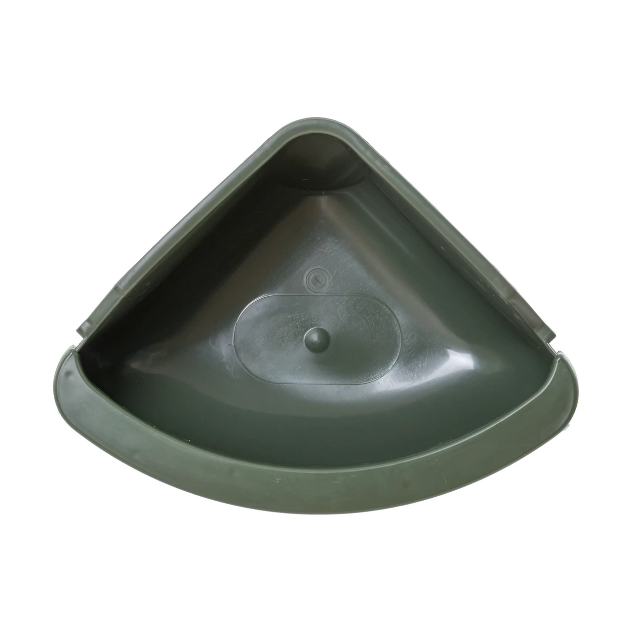 Mangiatoia in plastica con bordo di protezione, montaggio ad angolo, 31 litri