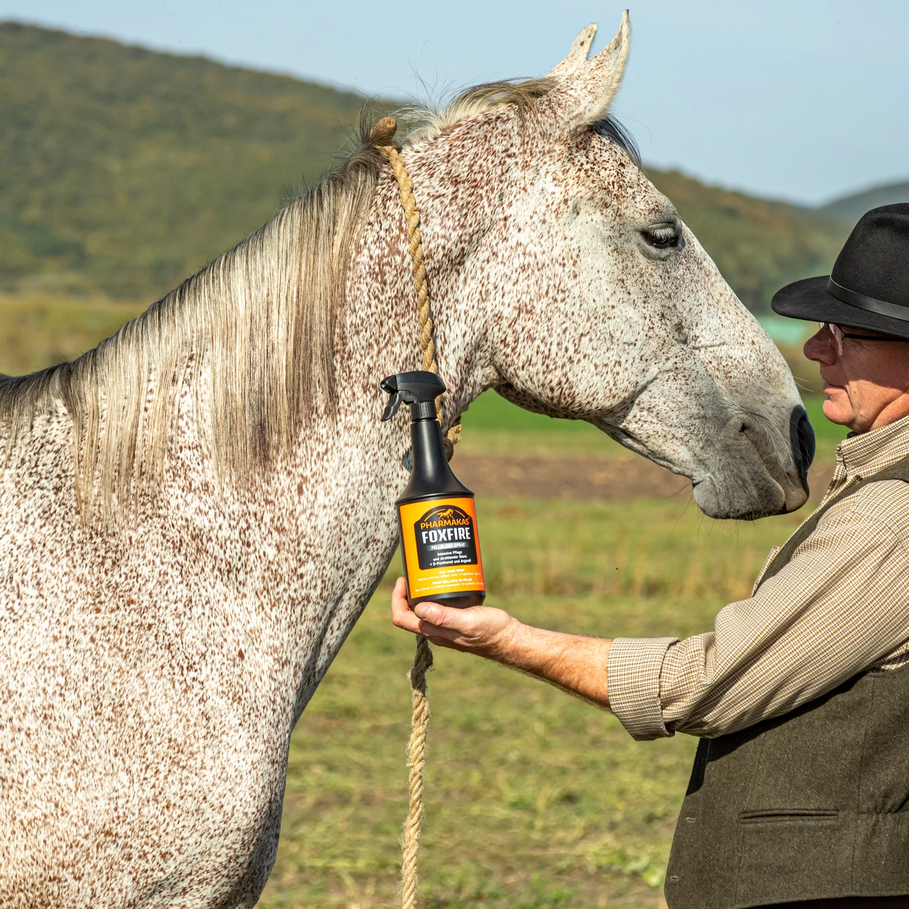 Spray lucidante per capelli, Pharmakas Foxfire, 1000 ml :: 1000 ml