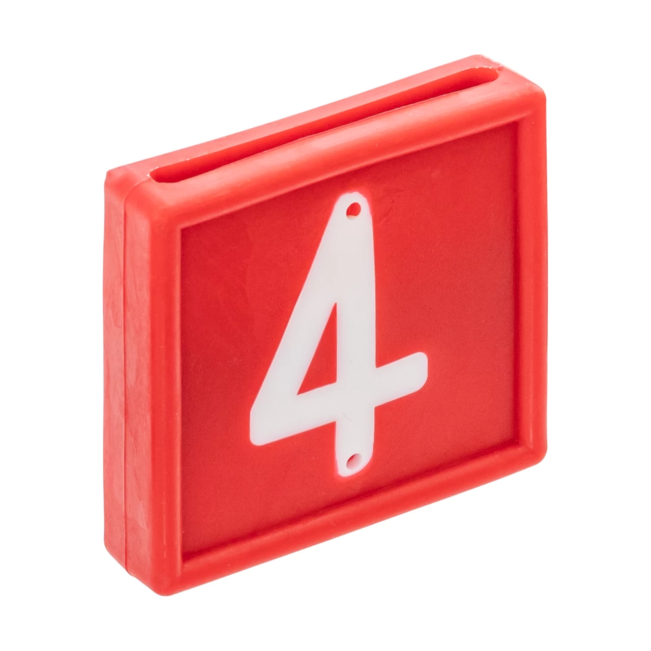 Numeri per bracciale di marcatura degli animali, no. 4, 10 pezzi