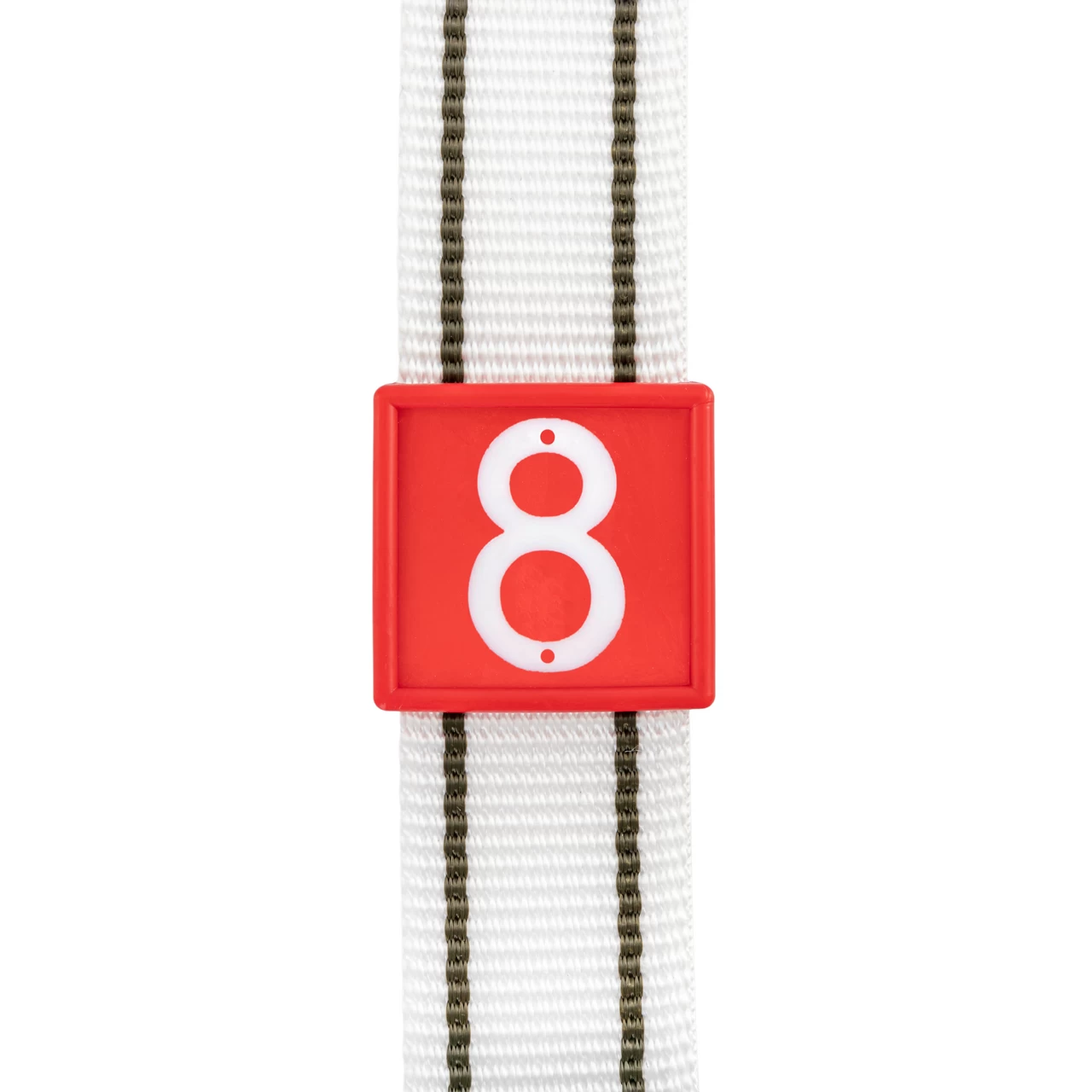 Numeri per bracciale di marcatura degli animali, no. 8, 10 pezzi