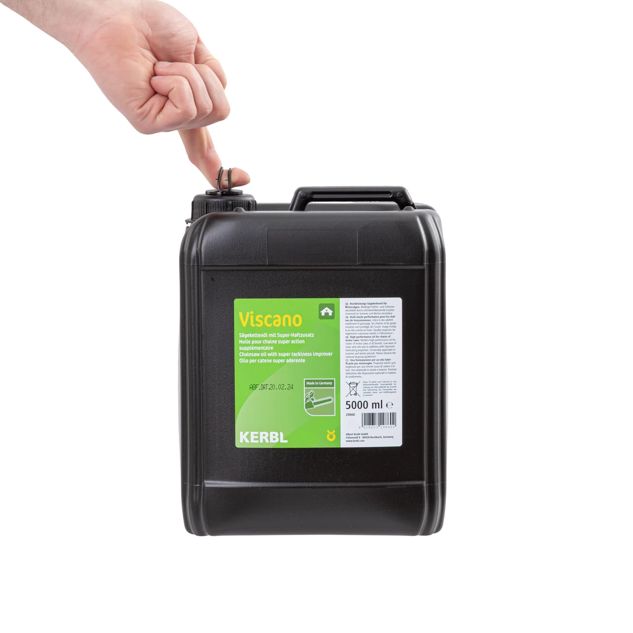 Olio lubrificante per catene di motoseghe, Viscano, 5 litri