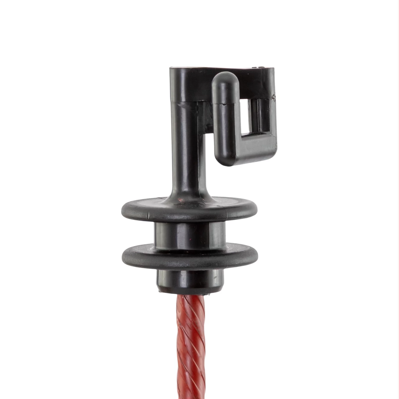 Isolatore di ricambio per palo in acciaio tondo Ø8 mm, 25 pezzi.