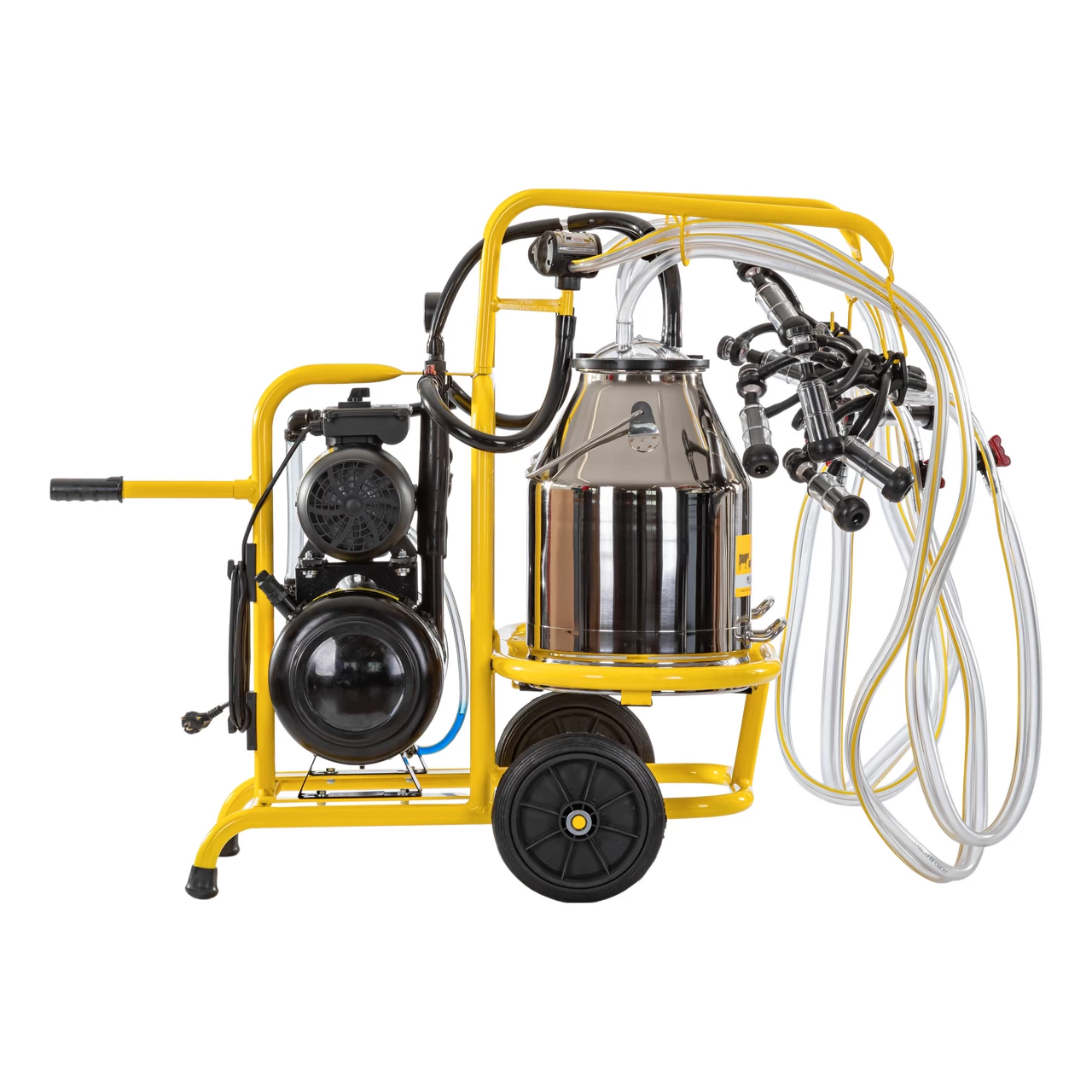 Mungitrice per pecore, 4 posti, 2 bidoni acciaio inox 30 litri