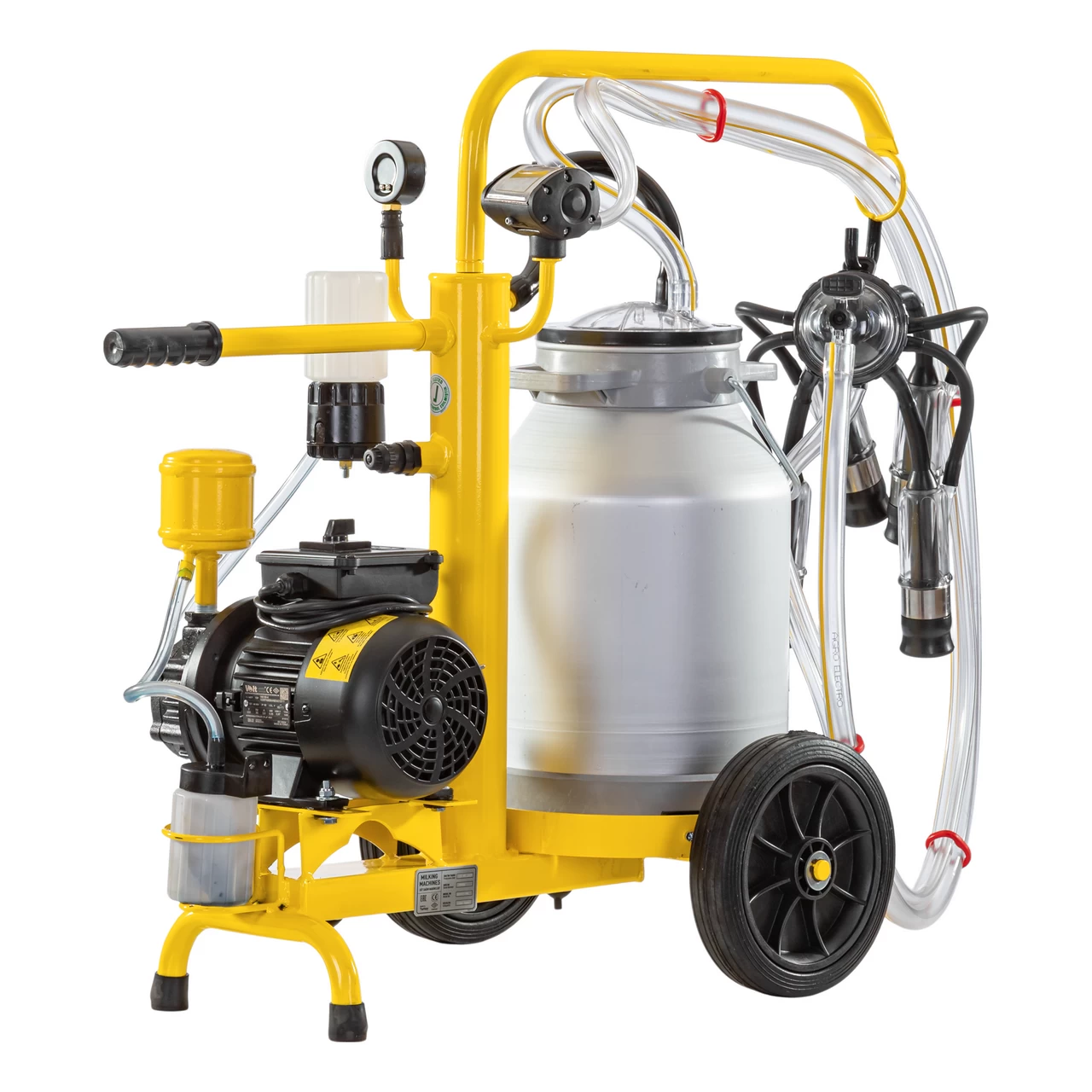 Mungitrice per mucche con 1 bidone alluminio 25 litri, eco