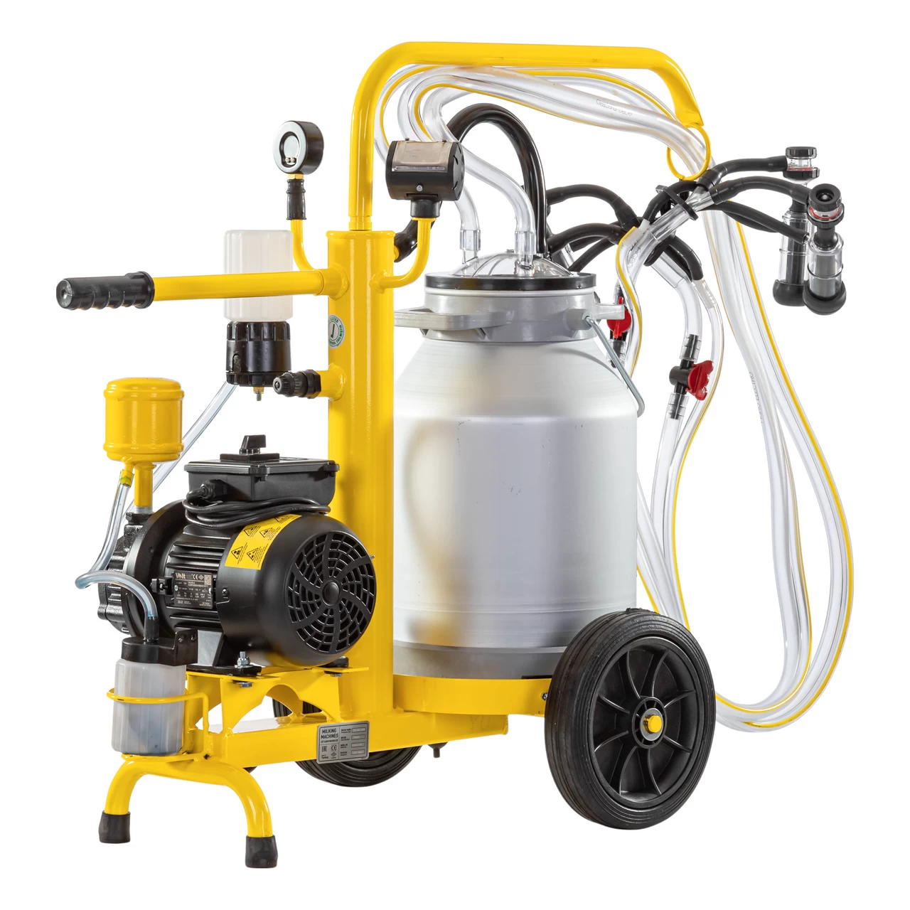 Mungitrice per pecore, 2 posti, 1 bidone alluminio 25 litri, eco
