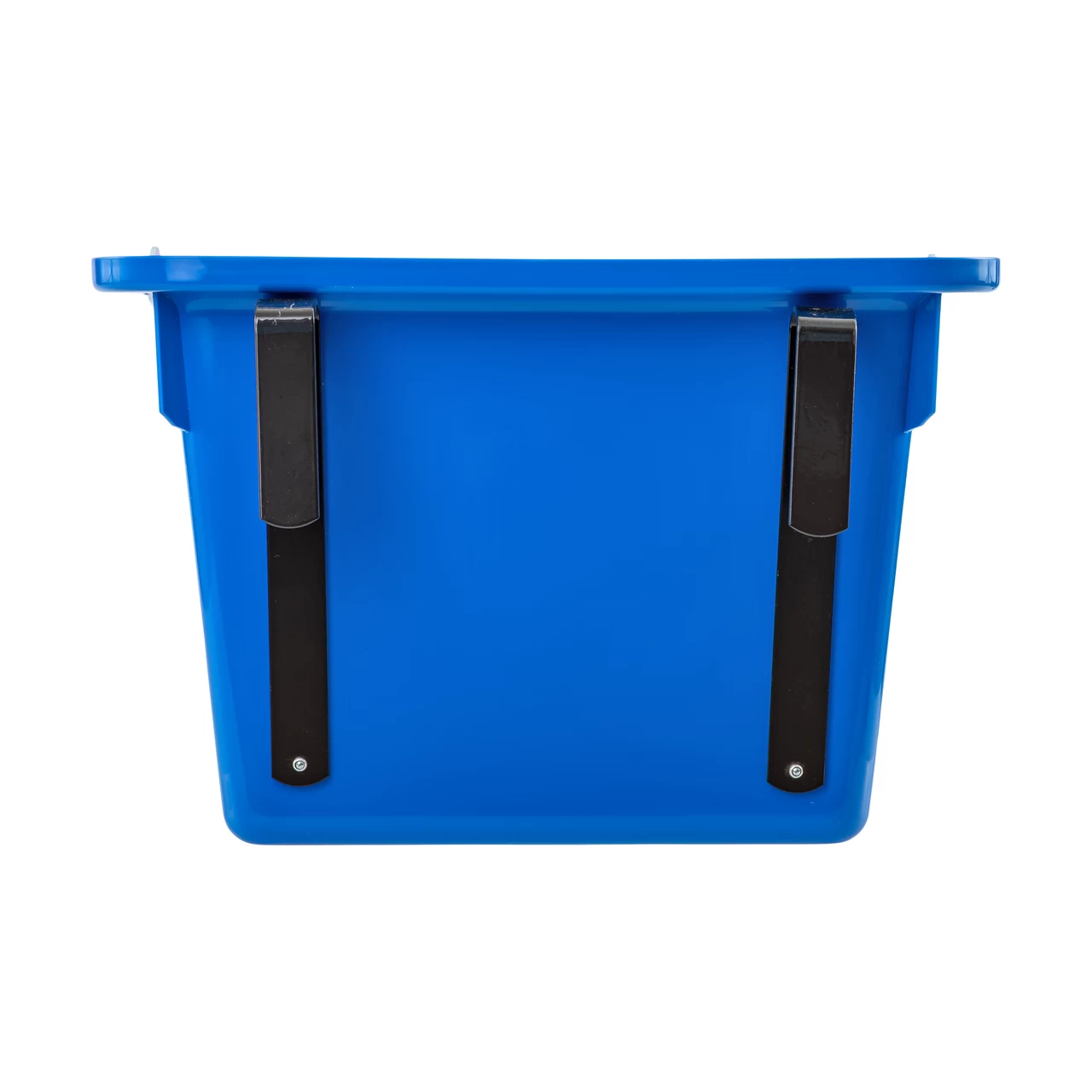 Secchio per mangime per cavalli con staffa per fissaggio e maniglia, blu reale, 12 litri