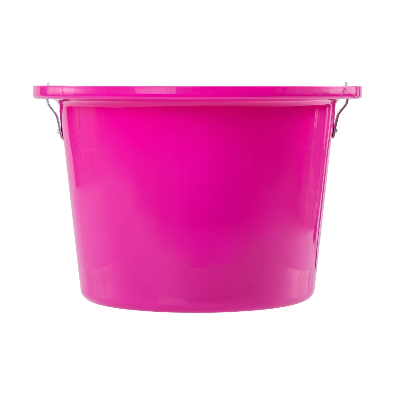 Secchio per mangime per cavalli con staffa per fissaggio e maniglia, roso, 12 litri