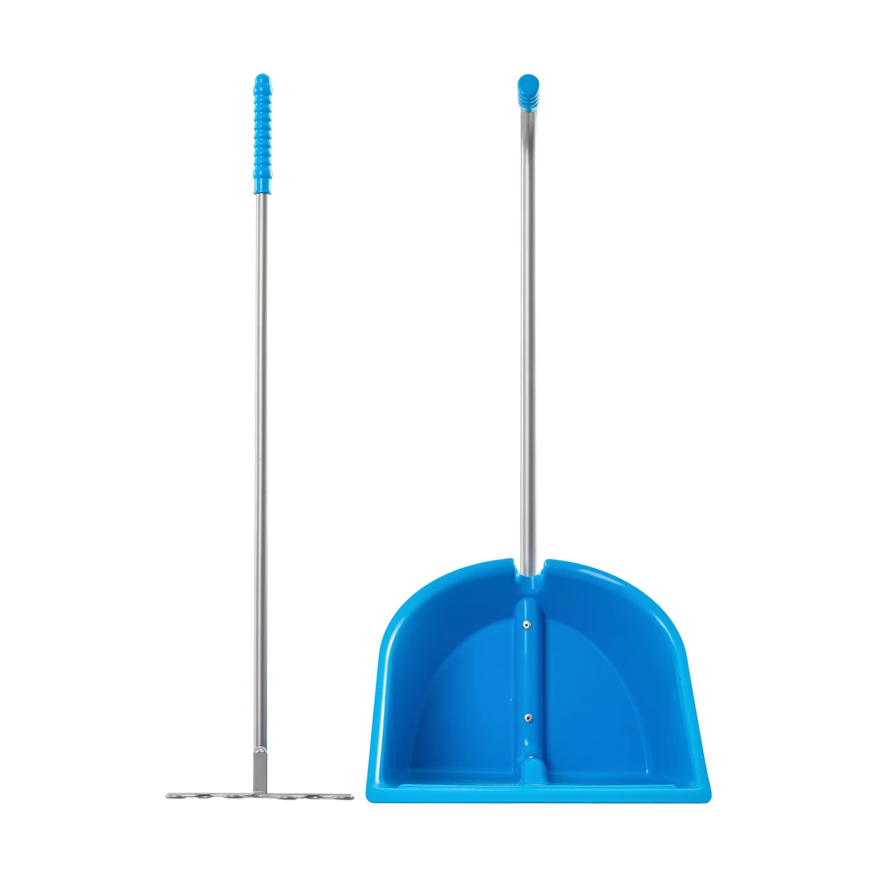 Pala Mistboy con rastrello, blu, 75 cm