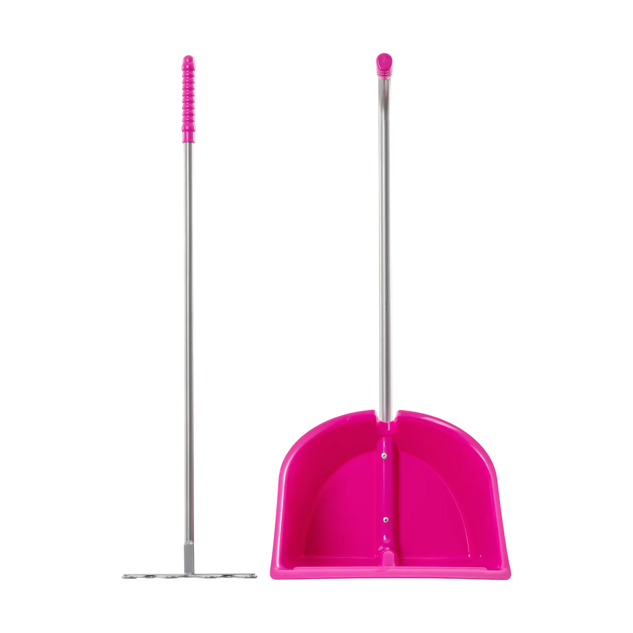 Pala Mistboy con rastrello, rosa, 75 cm