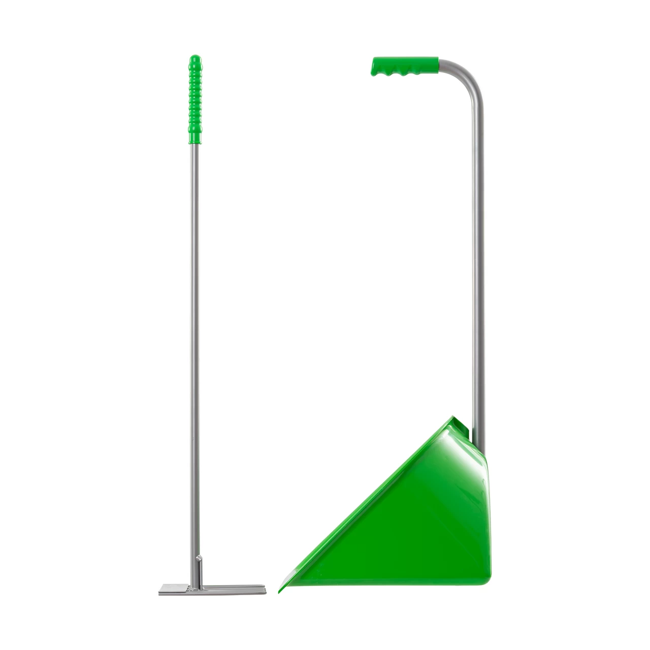 Pala Mistboy con rastrello, verde, 75 cm