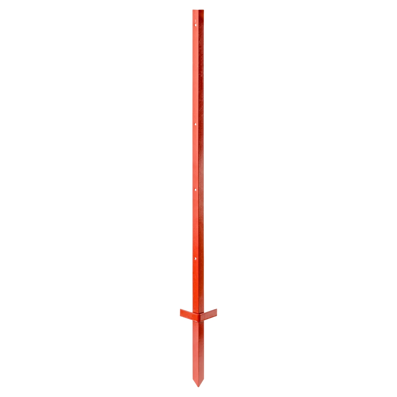Palo in acciaio quadrato 25 × 25 mm, 115 cm, 10 pz.