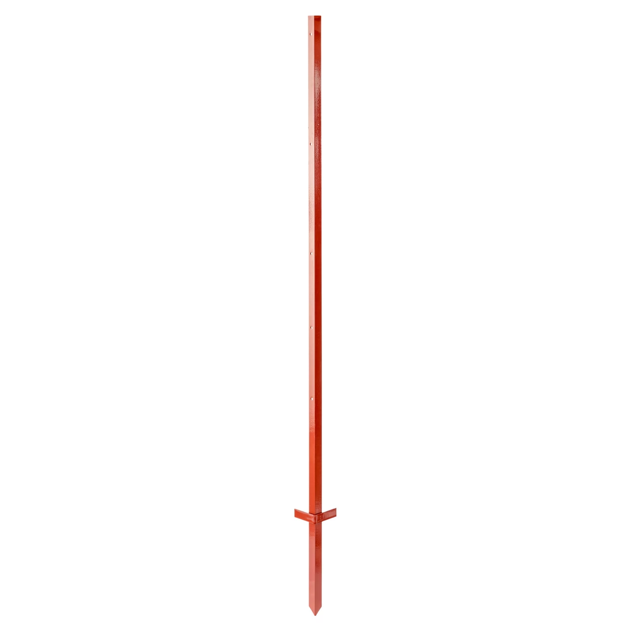 Palo in acciaio quadrato 25 × 25 mm, 165 cm, 10 pz.