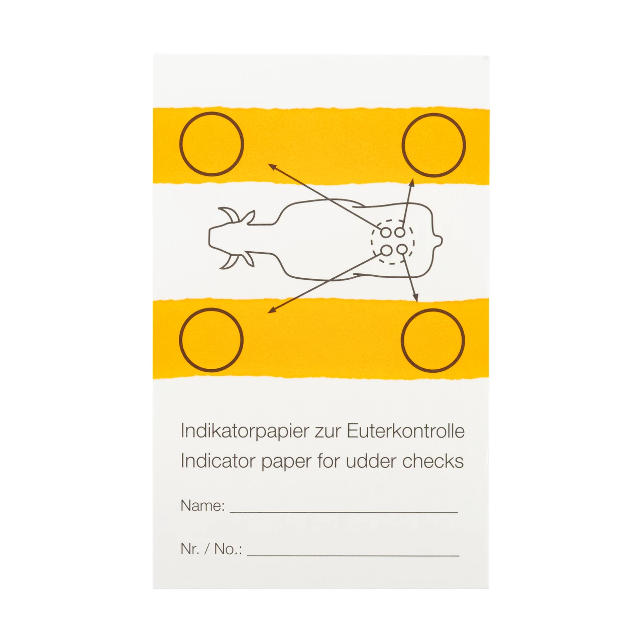 Cartina indicatrice Mastitest, 25 pz.