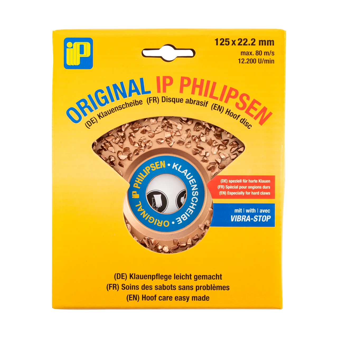 Disco per smerigliatura zoccoli ad alta densità, IP PHILIPSEN, 125 mm