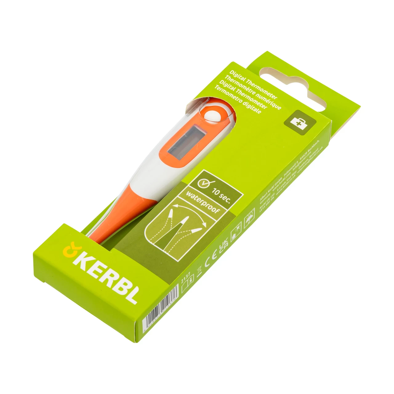 Termometro digitale impermeabile con punta di misurazione flessibile