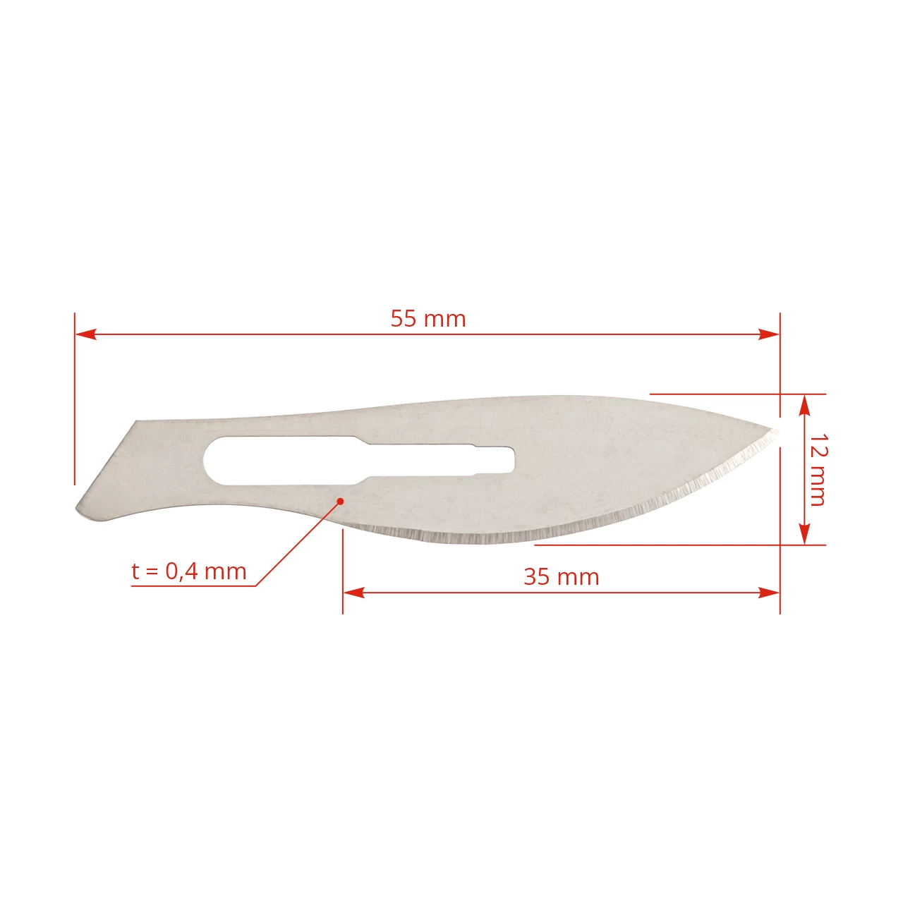 Lama chirurgica Swann-Morton, misura 24, 5 pezzi