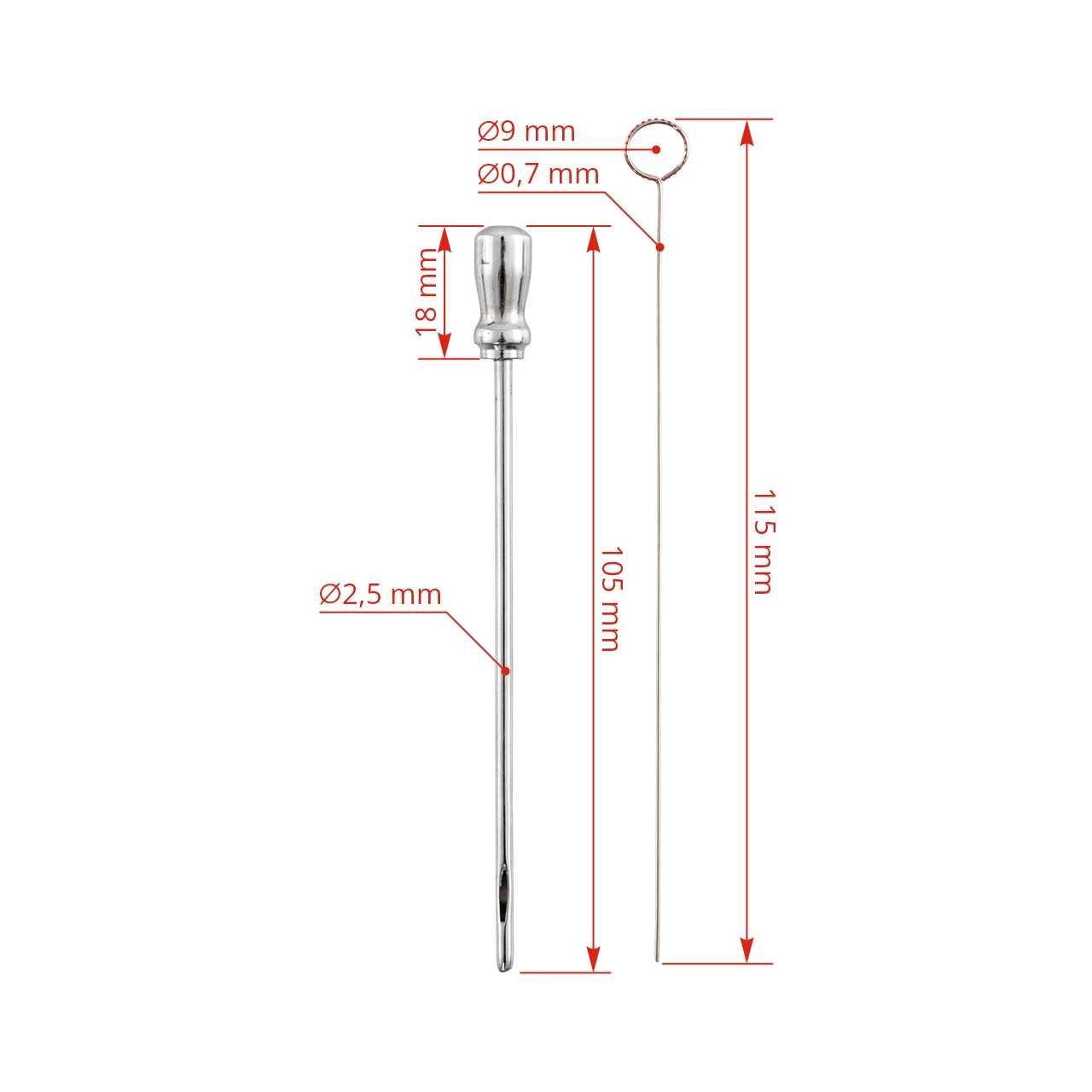 Catetere mammario con testa guida "Olive"