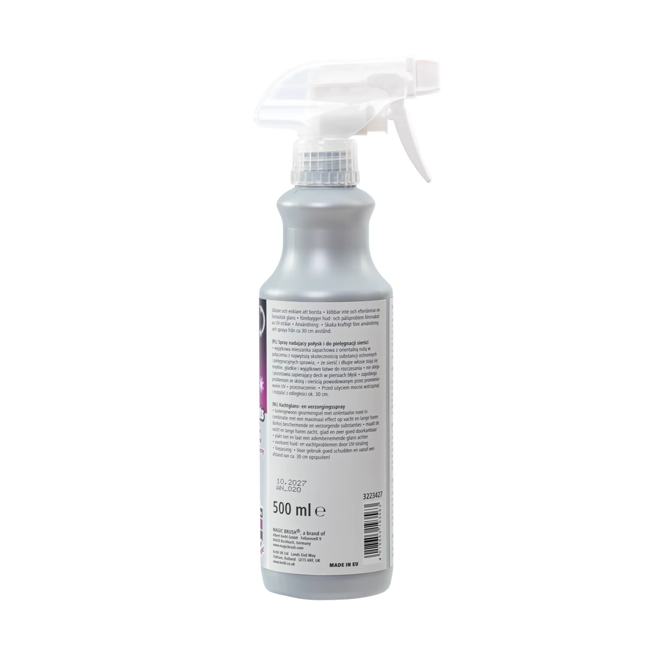 Spray per la cura della criniera, profumo OrientalNights, MagicBrush, 500 ml
