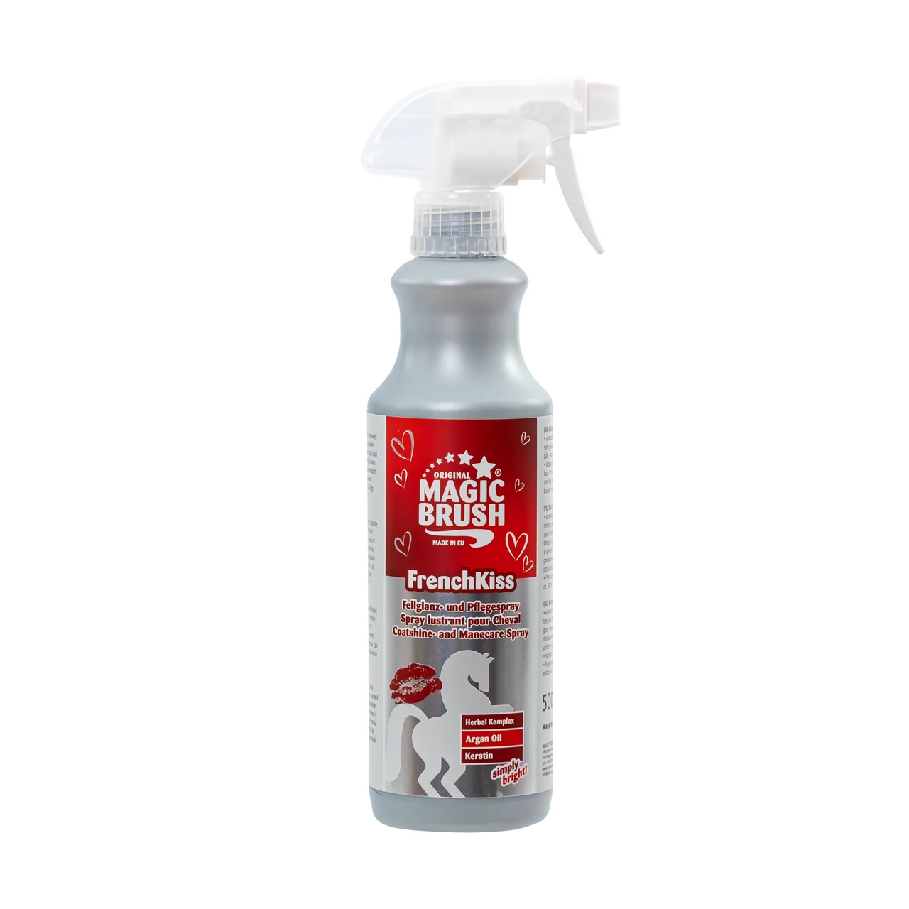 Spray per la cura della criniera, profumo FrenchKiss, MagicBrush, 500 ml
