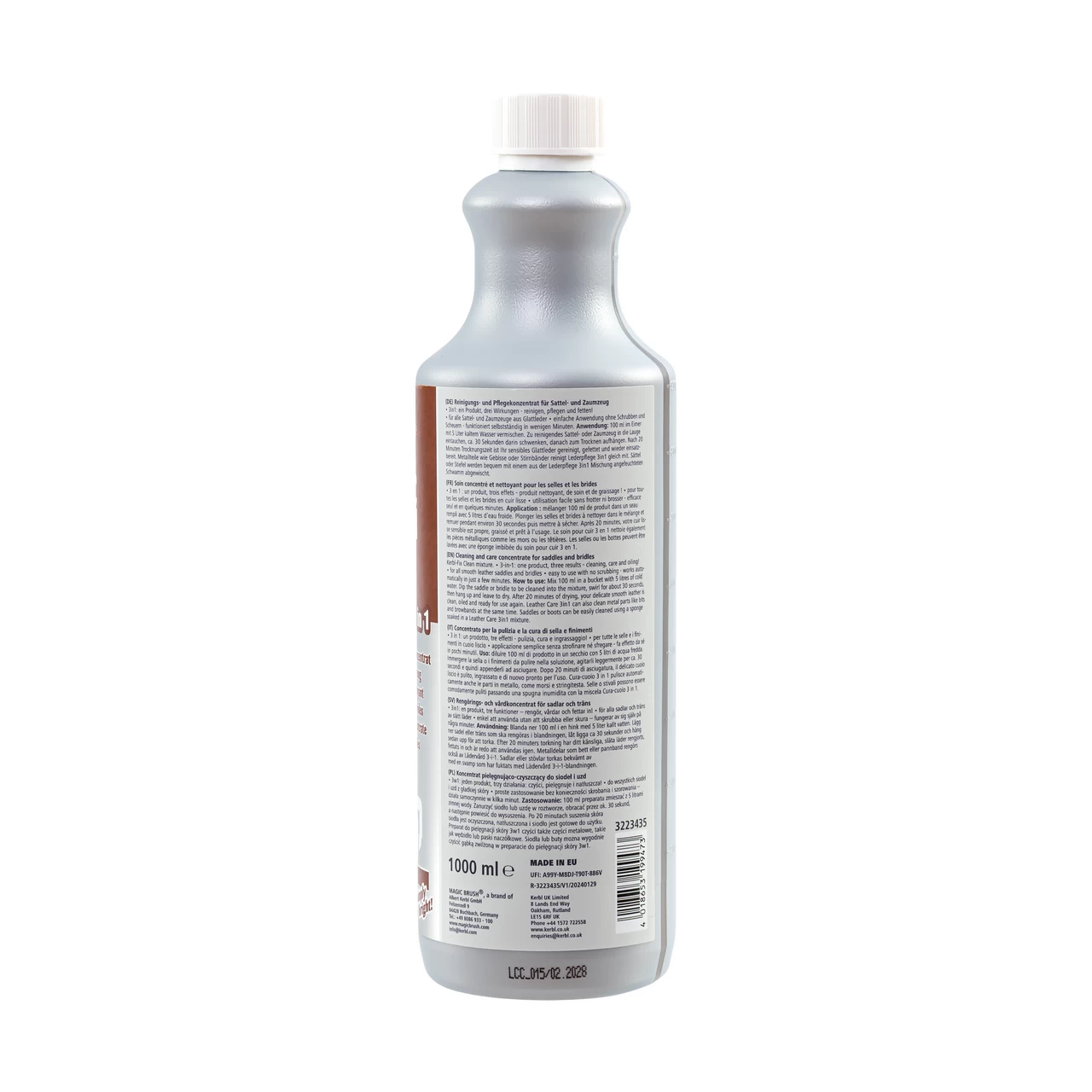 Olio per la pelle 3 in 1, MagicBrush, 1000 ml
