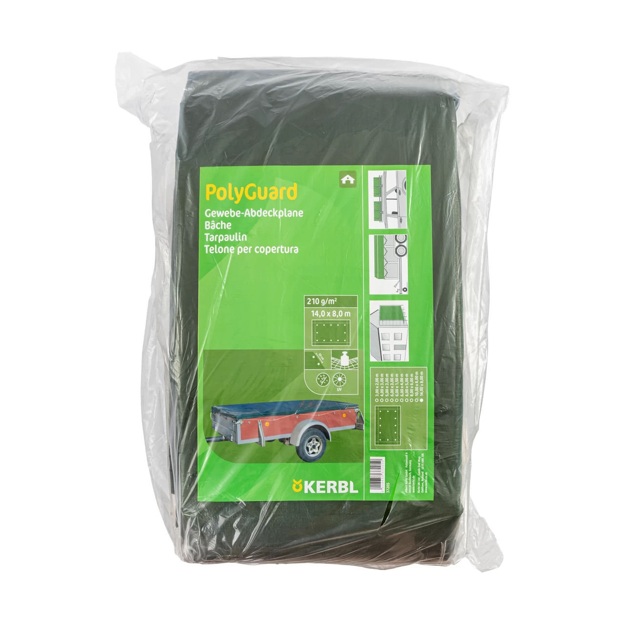Telone di protezione, PolyGuard, 210 g/m², 14 × 8 m