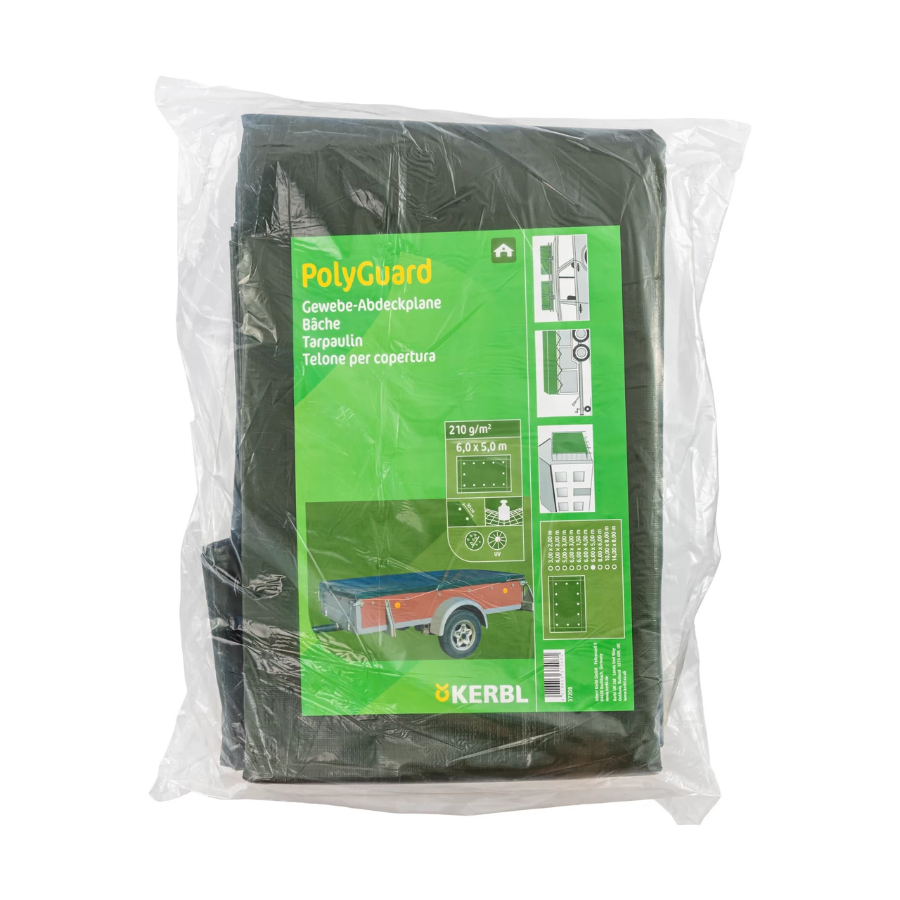 Telone di protezione, PolyGuard, 210 g/m², 6 × 5 m